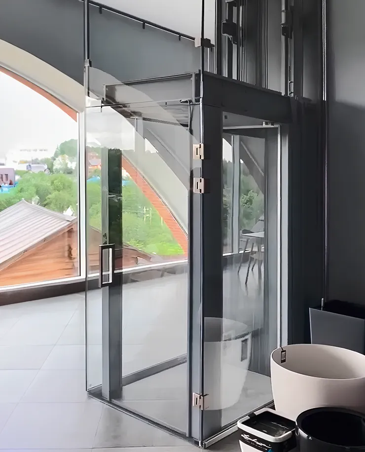 Классический лифт с противовесом